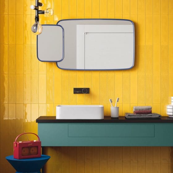 Плитка для ванної жовтого кольору - Домінік Вінниця